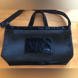 Victoria’s Secret Black Sport Tote Bag Beach Bag 🖤 NWOT